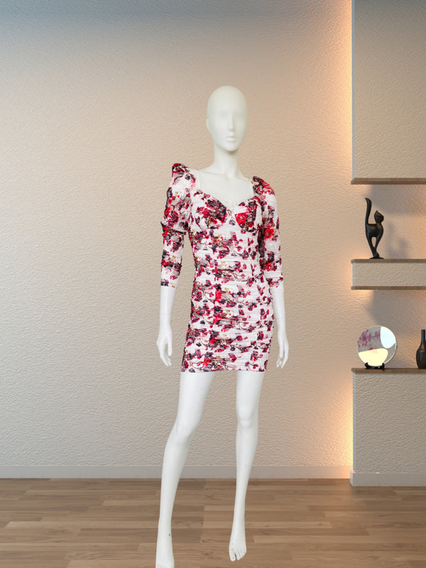 Blooming Elegance Mini Dress
