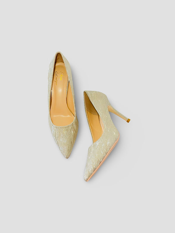 Glitter Stiletto Pumps
