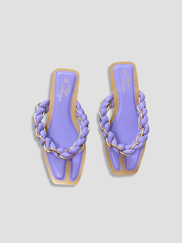 Braided Gold Chain Beach Thong
