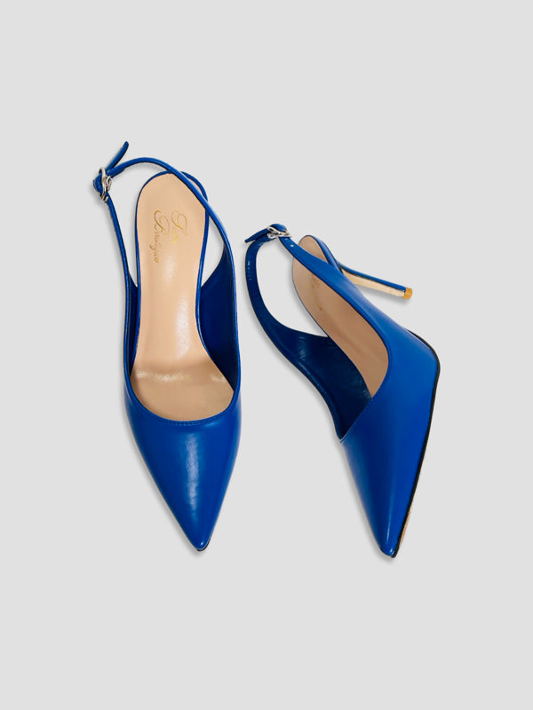 Women Pointed-Toe Slingback Heels