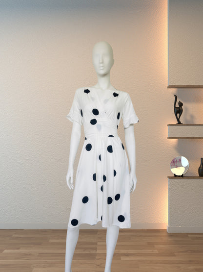 Polka Grace Midi Dress