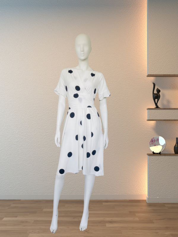 Polka Grace Midi Dress
