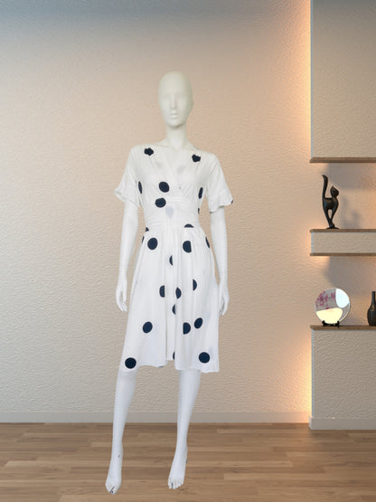 Polka Grace Midi Dress