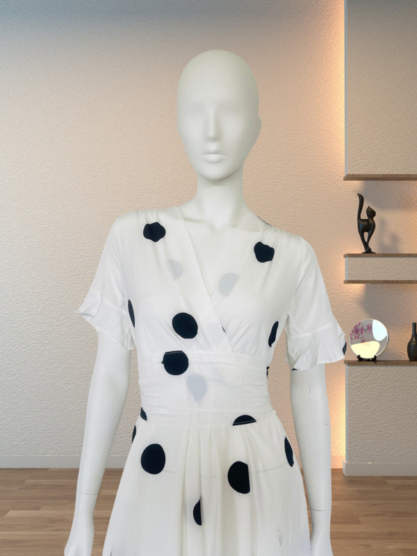 Polka Grace Midi Dress