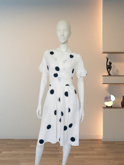 Polka Grace Midi Dress