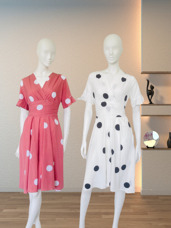 Polka Grace Midi Dress