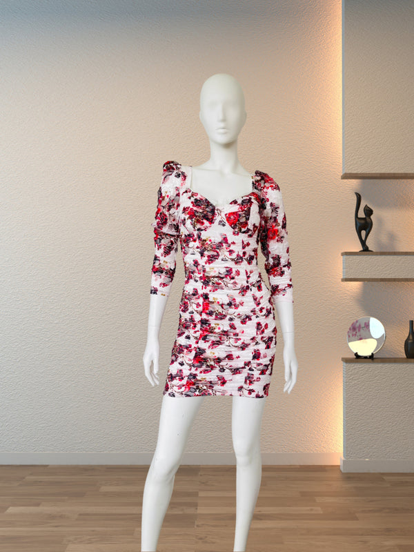 Blooming Elegance Mini Dress