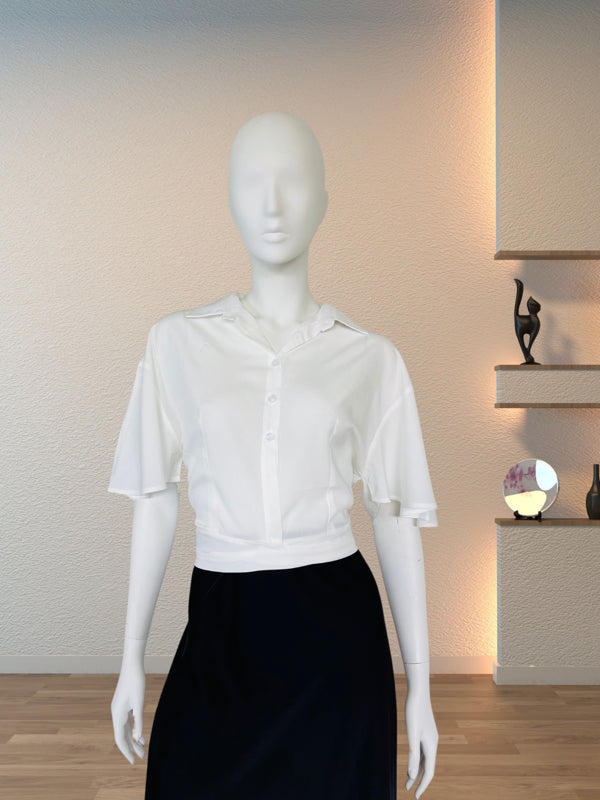 Breezy Knot-Front Shirt