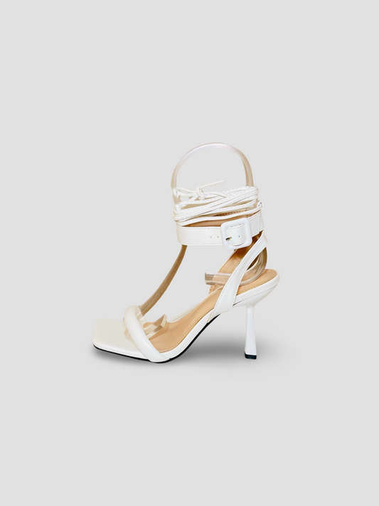 Lace-Up Ankle Strap Stilettos