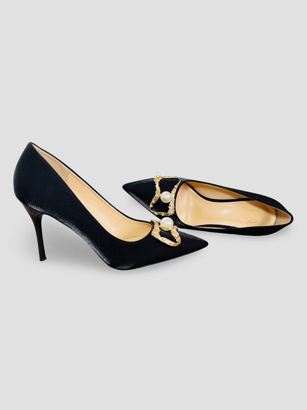 Crimson Pearl Royal Heels