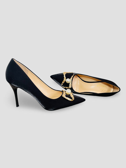 Crimson Pearl Royal Heels