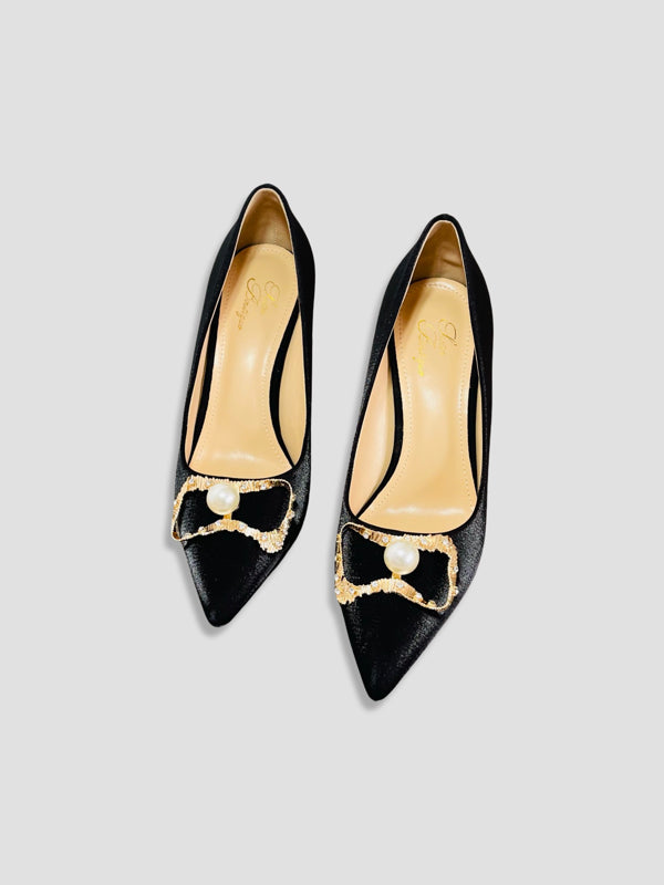 Crimson Pearl Royal Heels