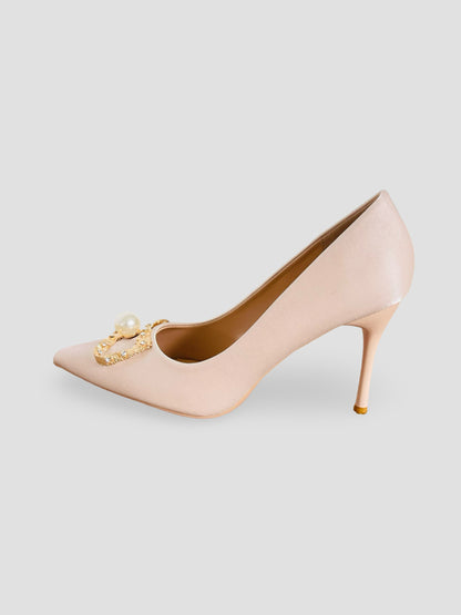 Crimson Pearl Royal Heels