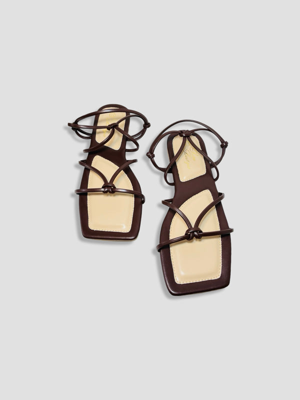 Strappy Flat Sandals