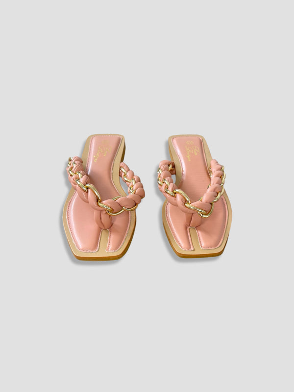 Braided Gold Chain Beach Thong