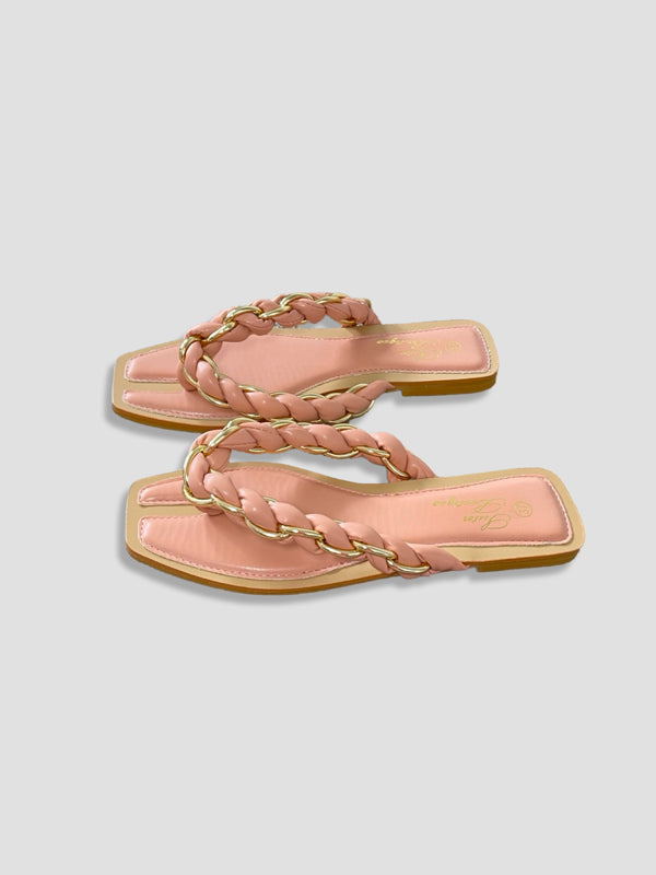 Braided Gold Chain Beach Thong
