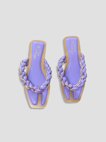 Braided Gold Chain Beach Thong