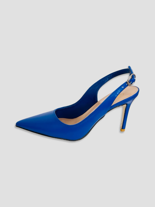 Women Pointed-Toe Slingback Heels